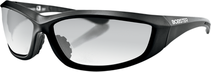 BOBSTER Charger Sunglasses - Gloss Black - Clear Lens ECHA001C