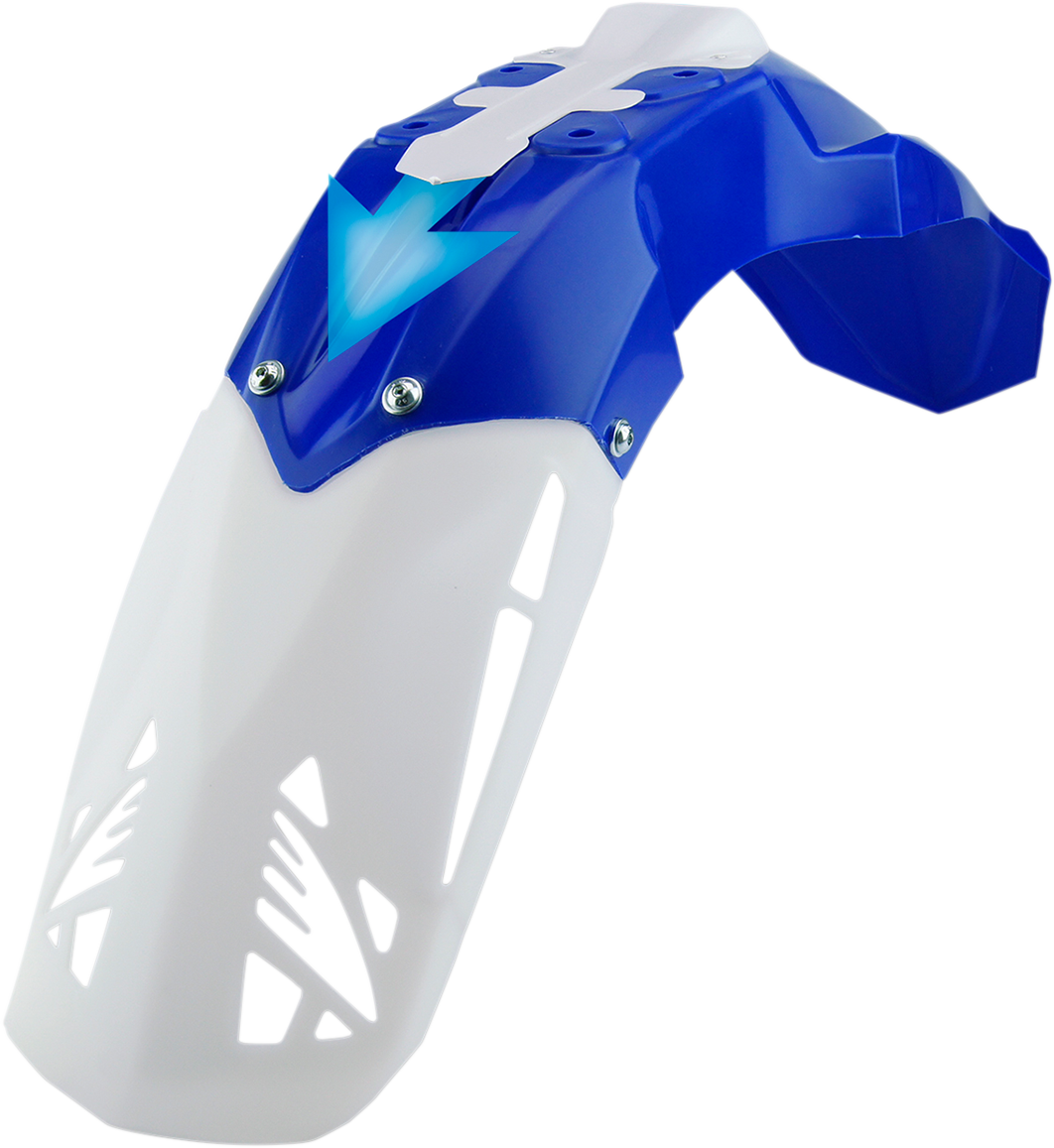 CYCRA Front Fender - Blue - Yamaha - YZ/WR 1CYC-1461-62