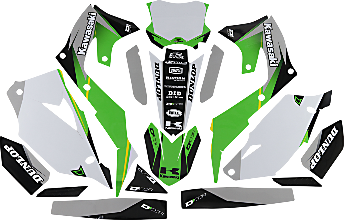 D'COR VISUALS Graphic Kit - Cor 9 Kawasaki - KX 450 F 20-20-462