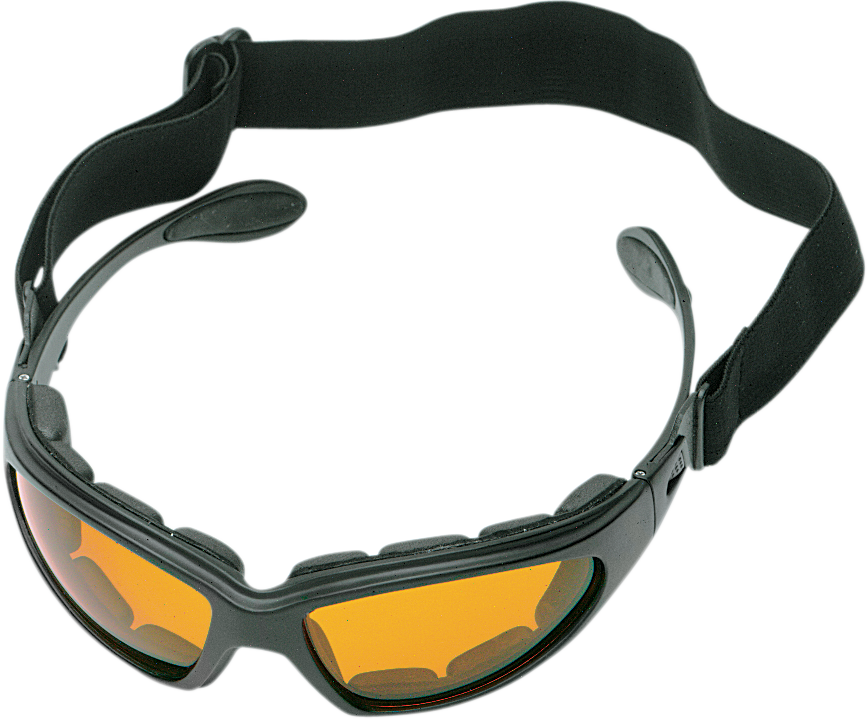 BOBSTER GXR Goggle/Sunglasses - Matte Black - Amber Lens GXR001A