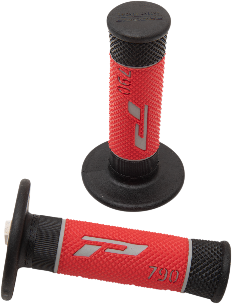PRO GRIP 790 Triple Density Grips - Black/Red PA079000TGRO