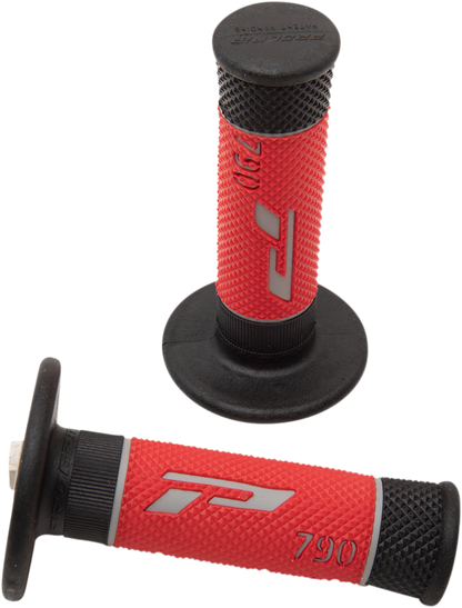 PRO GRIP 790 Triple Density Grips - Black/Red PA079000TGRO