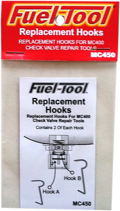 FUEL-TOOL Replacement Hooks - Fuel Check Valve - 4 Pack MC450