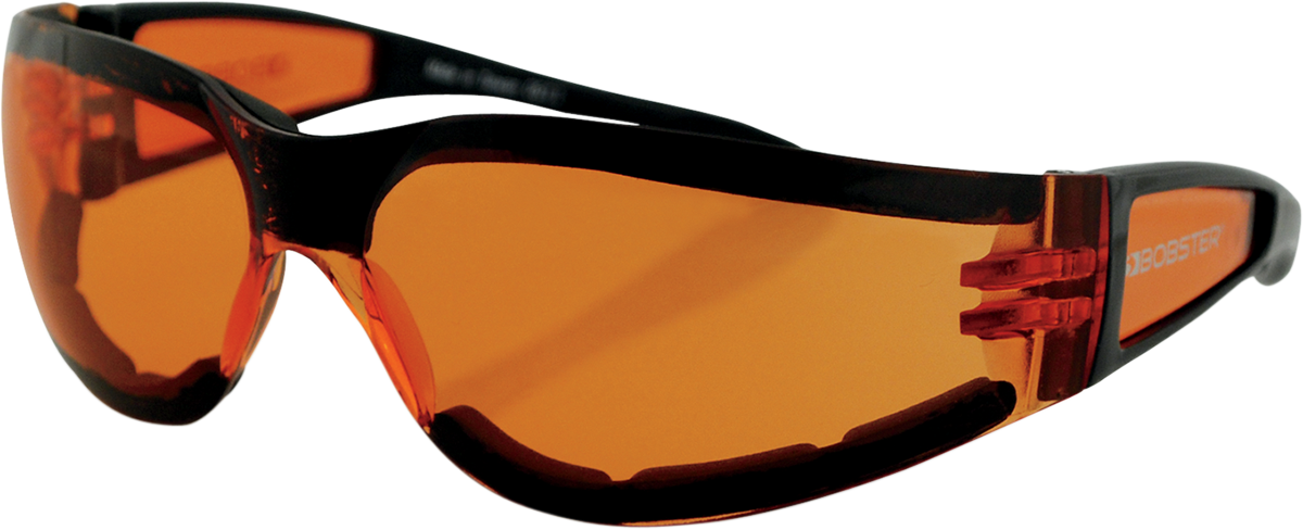 BOBSTER Shield II Sunglasses - Gloss Black - Amber Lens ESH202