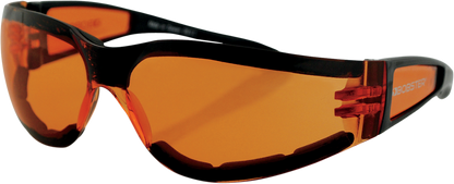 BOBSTER Shield II Sunglasses - Gloss Black - Amber Lens ESH202