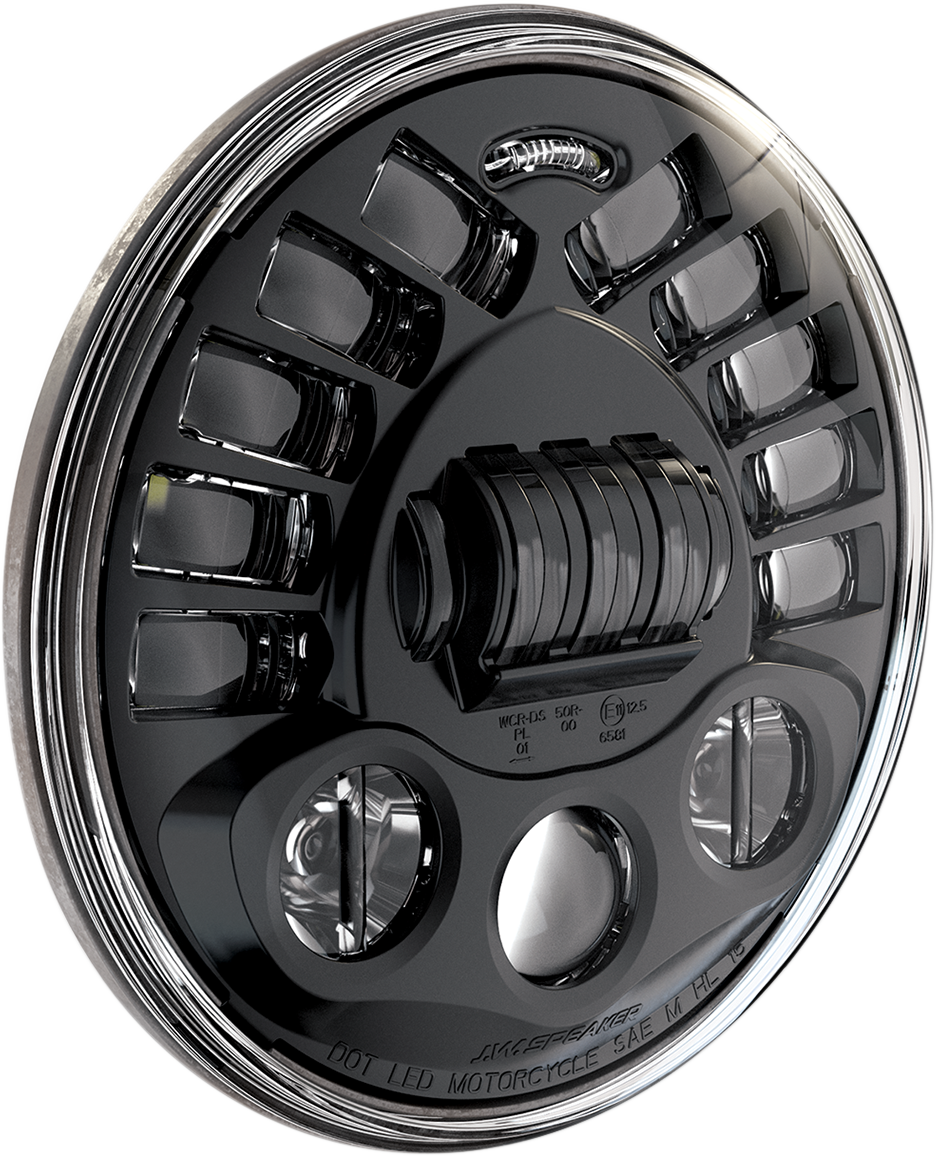 J.W. SPEAKER Adaptive 2 LED Headlight - 7" - Black 0555011