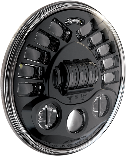 J.W. SPEAKER Adaptive 2 LED Headlight - 7" - Black 0555011