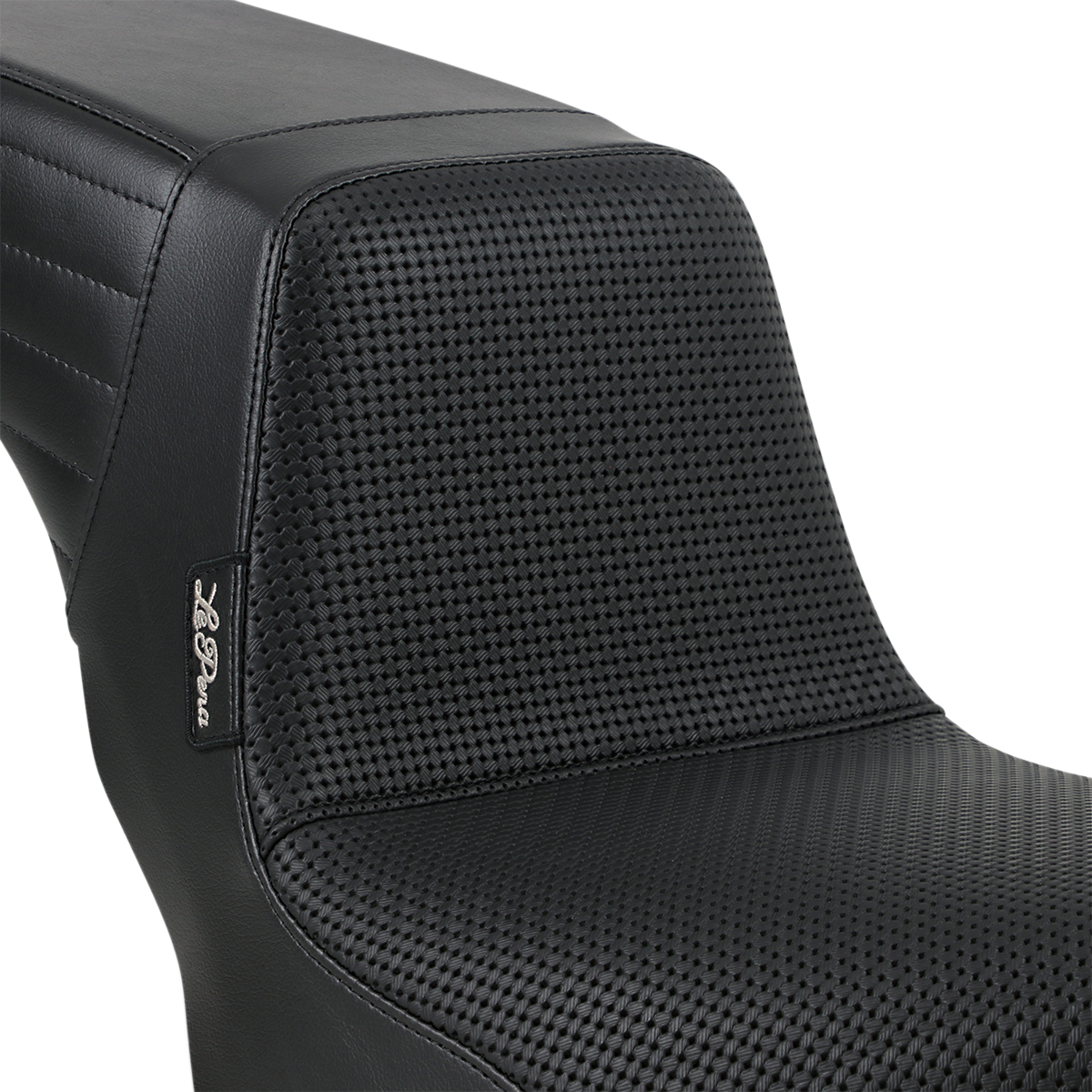 LE PERA Kickflip Seat - Basketweave - Black - Softail '18-'23 LYR-590BW