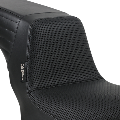LE PERA Kickflip Seat - Basketweave - Black - Softail '18-'23 LYR-590BW