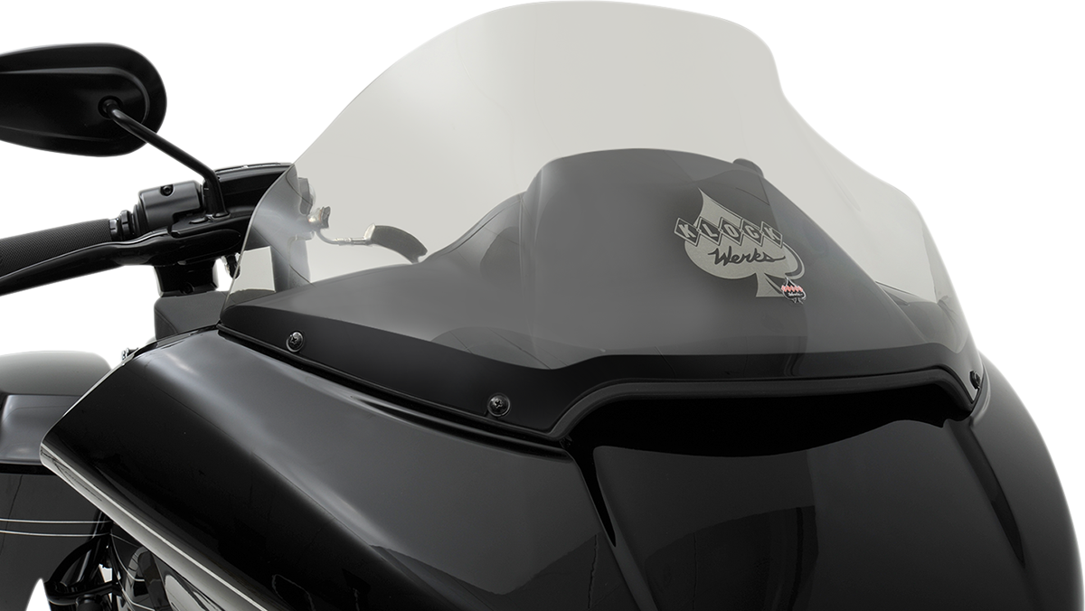 KLOCK WERKS Sport Flare™ Windshield - 14" - Dark Smoke - FLTR KWW-01-0317