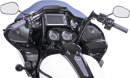 FAT BAGGERS INC. 1-1/4" EZ Install Pointed Top Handlebar Kit - 14" - Black 909314-B