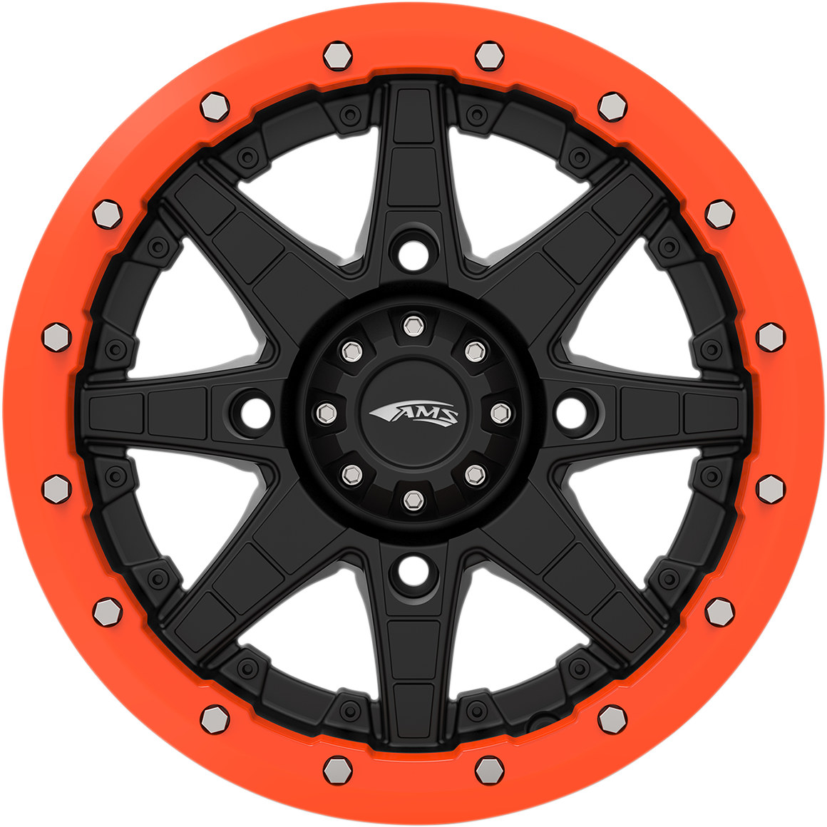 AMS Beadlock Ring - Replacement/Wheel - Roll'n 106 - Orange - 14" 14B02