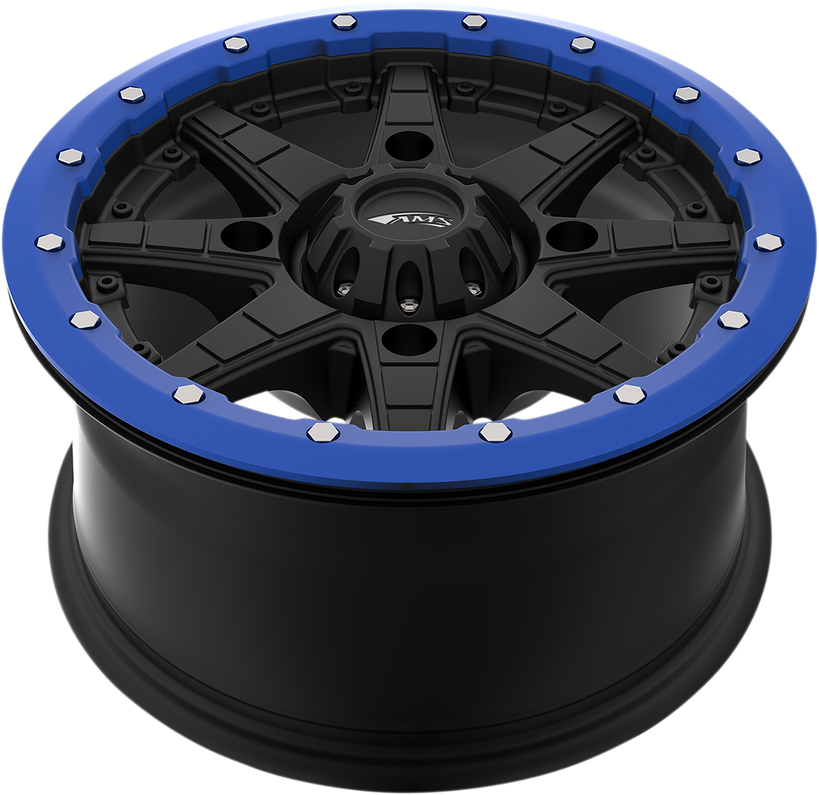 AMS Beadlock Ring - Replacement/Wheel - Roll'n 106 - Blue - 15" 15B03