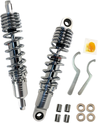 DRAG SPECIALTIES SHOCKS Premium Ride-Height Adjustable Shocks - 12.5" - Standard - Chrome C16-0167NUA