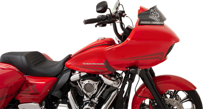 KLOCK WERKS Sport Flare™ Windshield - 6" - Black - FLTR KWW-01-0403