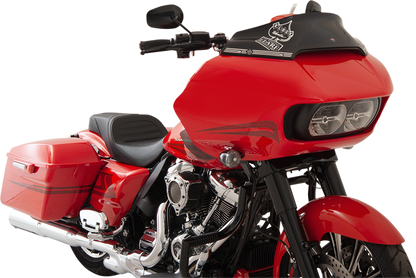 KLOCK WERKS Sport Flare™ Windshield - 6" - Black - FLTR KWW-01-0403
