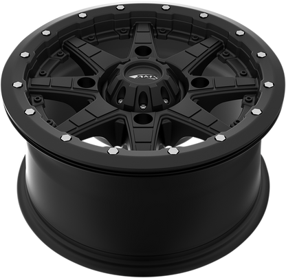 AMS Wheel - Roll'n 106 - Front/Rear - Black - 14x7 - 4/156 - 5+2 4754-046AS