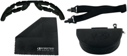 BOBSTER Renegade Convertible Sunglasses - Gloss Black - Clear Lens BREN101