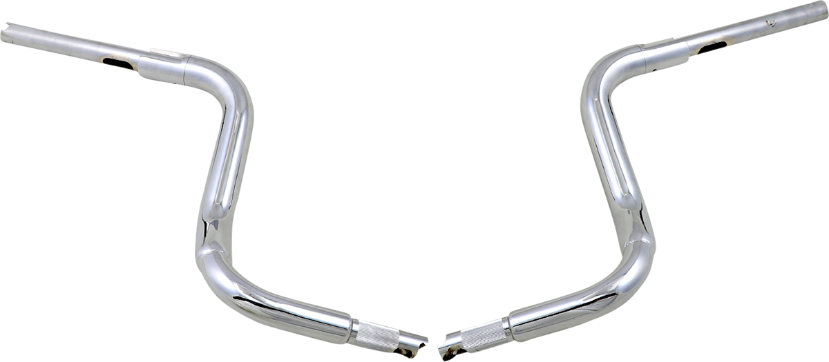 FAT BAGGERS INC. 1-1/2" EZ Install Rounded Top Handlebar - 12" - Chrome 803012