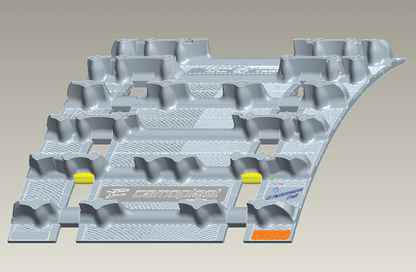 CAMSO ICE Attak XT™ Track - Mostly Groomed/Aggressive - 15" W x 120" L - 1.22" Lug Height 9190H