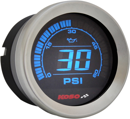 KOSO NORTH AMERICA 2" Oil Pressure Gauge - Chrome BA050410