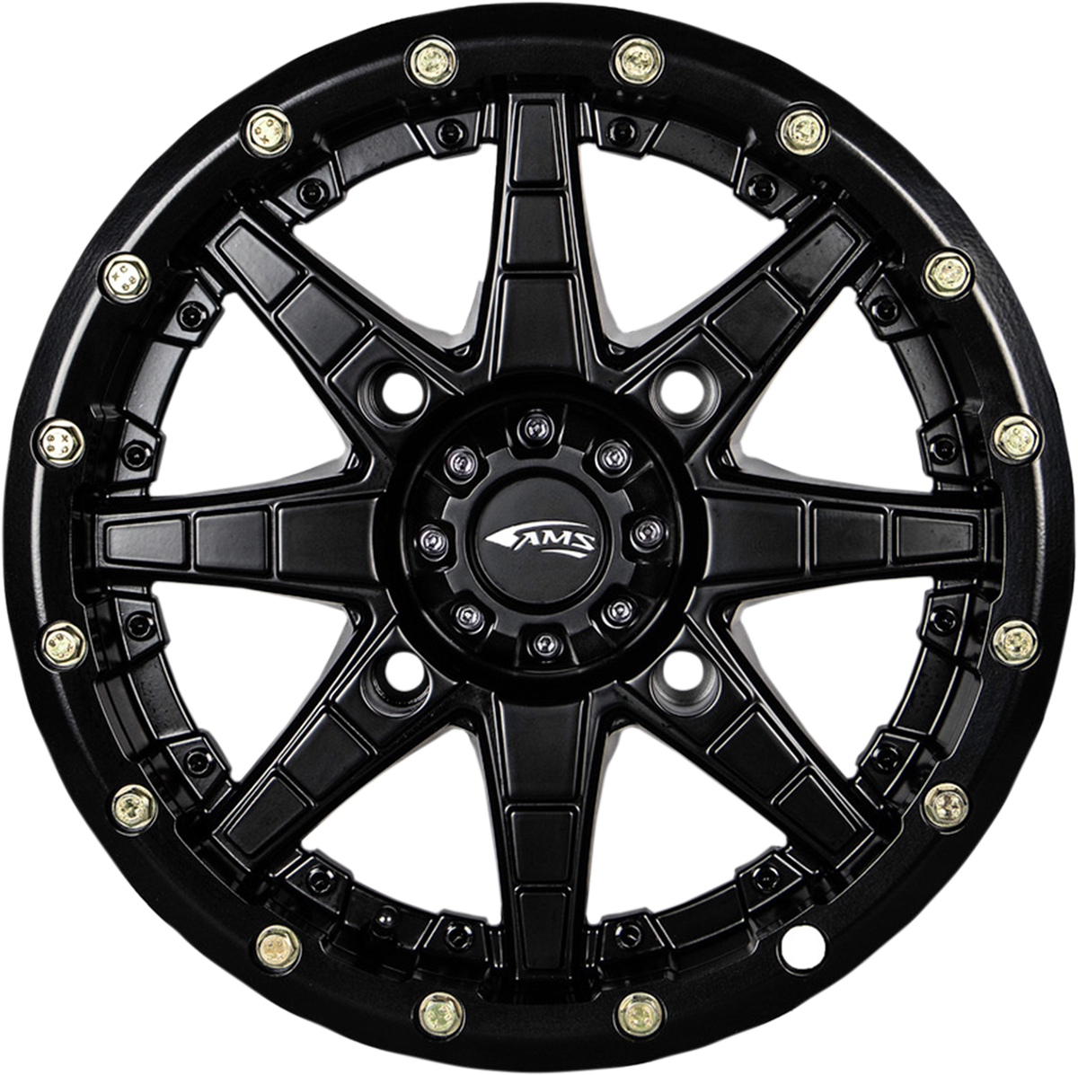 AMS Wheel - Roll'n 106 - Front/Rear - Black - 15x7 - 4/156 - 5+2 5711-046AS