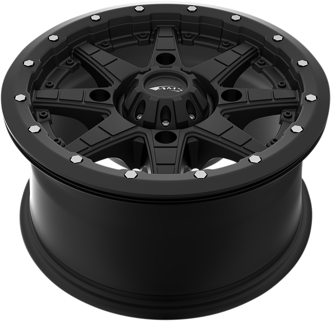 AMS Wheel - Roll'n 106 - Front/Rear - Black - 15x7 - 4/156 - 5+2 5711-046AS