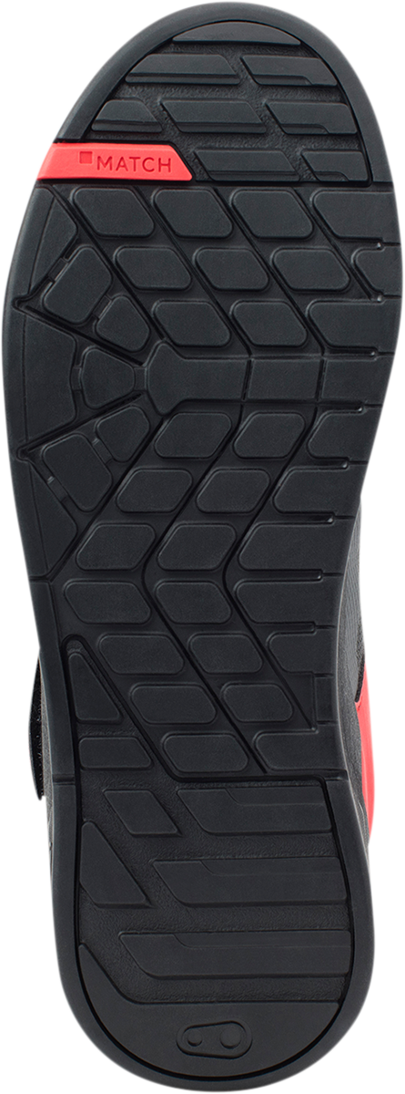 CRANKBROTHERS Stamp Speed Lace Flat Shoes - Gray/Red - US 12.5 STS07030A-12.5