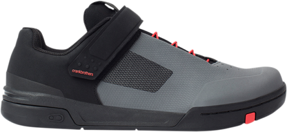 CRANKBROTHERS Stamp Speed Lace Flat Shoes - Gray/Red - US 12.5 STS07030A-12.5