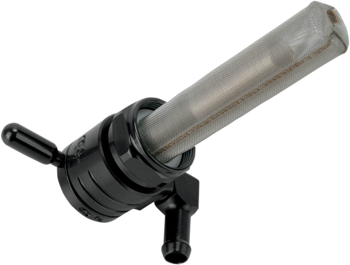 GOLAN PRODUCTS "Click-Slick" Fuel Petcock - Backward - Black - 22mm 76-312B-BLK