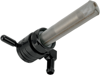 GOLAN PRODUCTS "Click-Slick" Fuel Petcock - Backward - Black - 22mm 76-312B-BLK