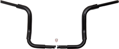 FAT BAGGERS INC. 1-1/2" EZ Install Rounded Top Handlebar - 12" - Black 803012-B