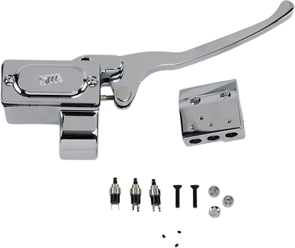 GMA ENGINEERING BY BDL Brake Master Cylinder Assembly - 5/8" - Switch - Chrome GMA-HB-5-C