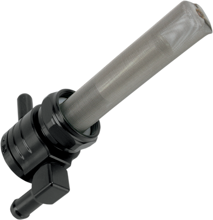 GOLAN PRODUCTS "Click-Slick" Fuel Petcock - Downward - Black - 22mm 76-312D-BLK