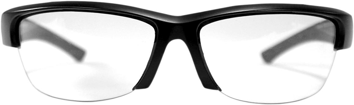 BOBSTER Decoder 2 Convertible Sunglasses - Matte Black - Clear Lens BDEC201