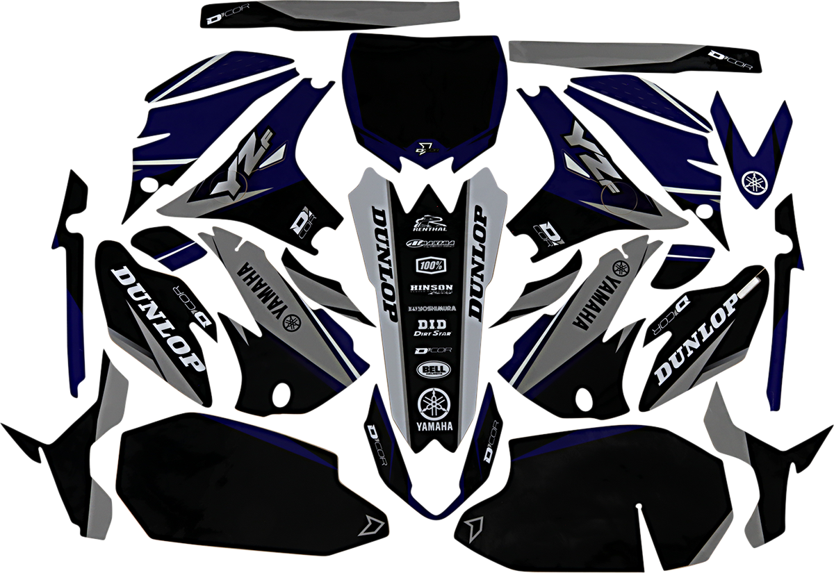D'COR VISUALS Graphic Kit - Cor 9 Yamaha - YZ 250 F 20-50-240