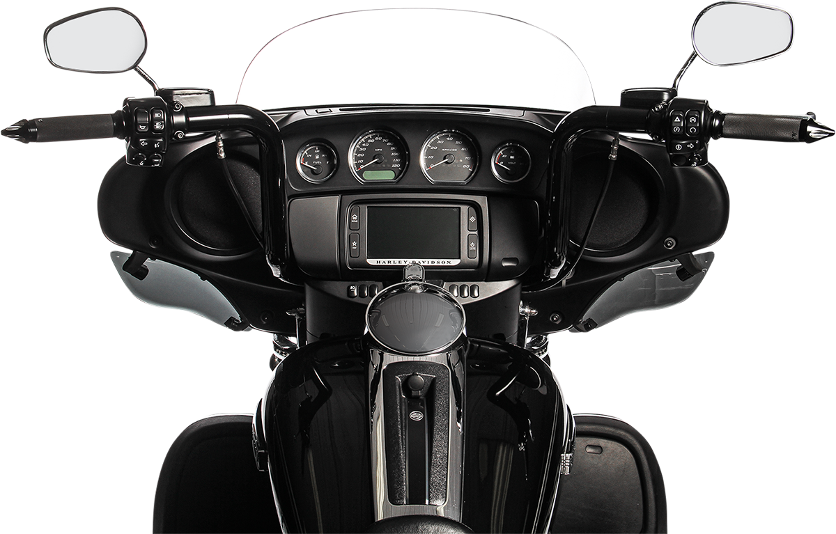 FAT BAGGERS INC. 1-1/2" EZ Install Rounded Top Handlebar - 14" - Black 803014-B