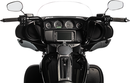 FAT BAGGERS INC. 1-1/2" EZ Install Rounded Top Handlebar - 14" - Black 803014-B