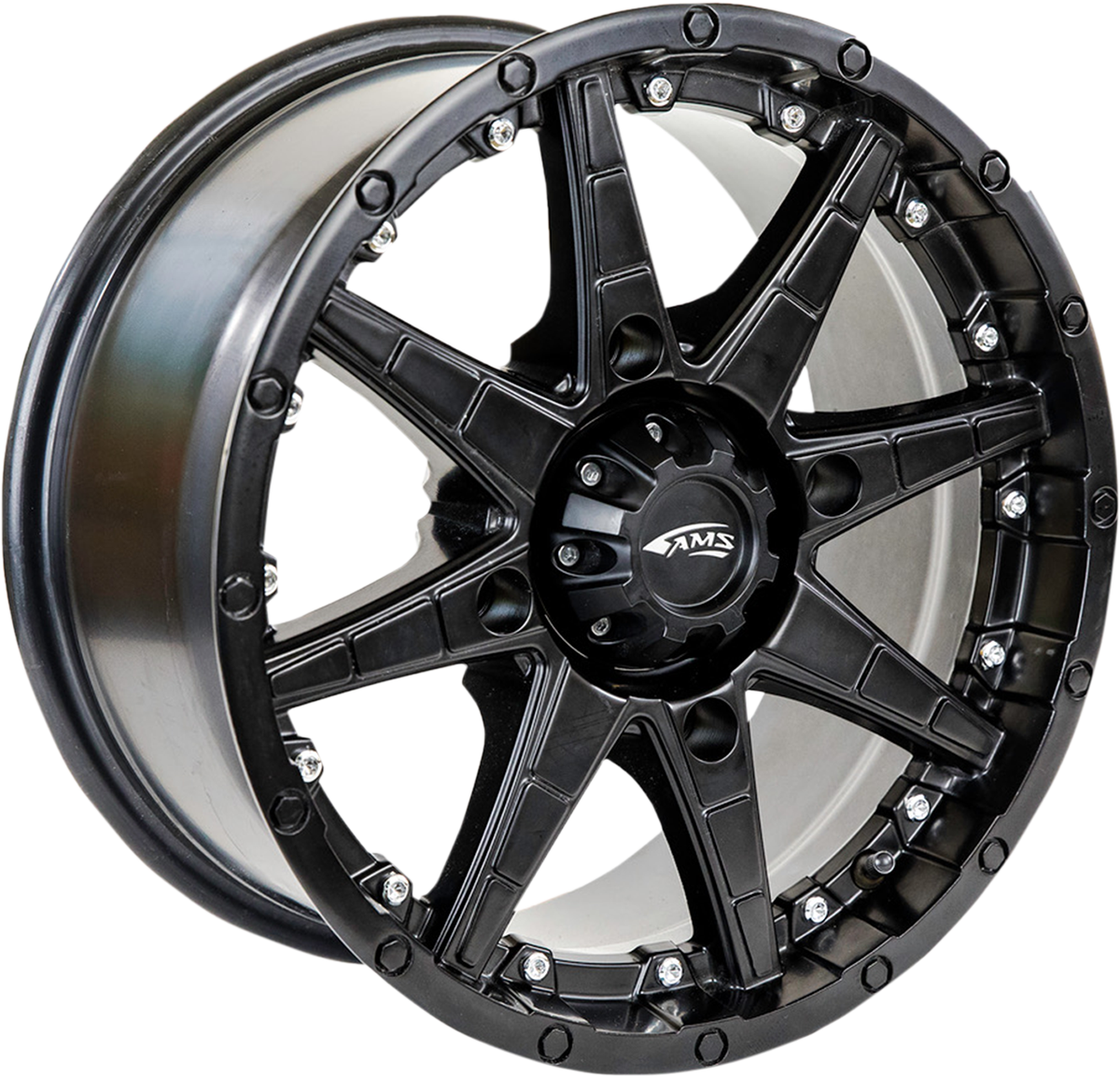 AMS Wheel - Roll'n 105 - Front/Rear - Black - 15x7 - 4/137 - 5+2 5707-046AS