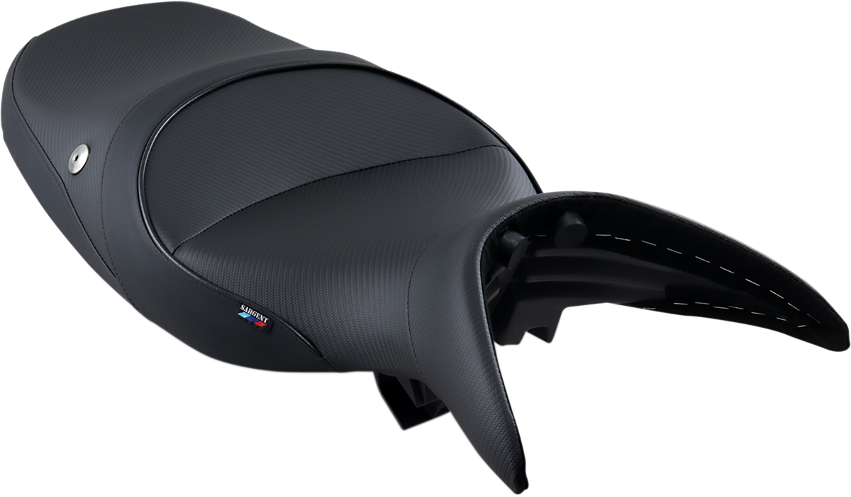 SARGENT World Sport™ Performance Seat - Black - Carbon FX - BMW R1100S '97-'05 WS-534L-19