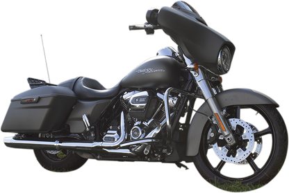 COASTAL MOTO Wheel - Rockstar - Front - Dual Disc/without ABS - Black - 21x3.25 - FL 1502-ROC-213-B