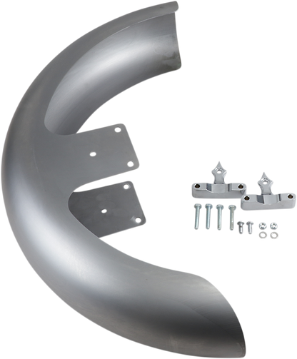 RC COMPONENTS Phantom Front Fender Kit with Chrome Adapters - For 23" Wheel FNDRKT23RC