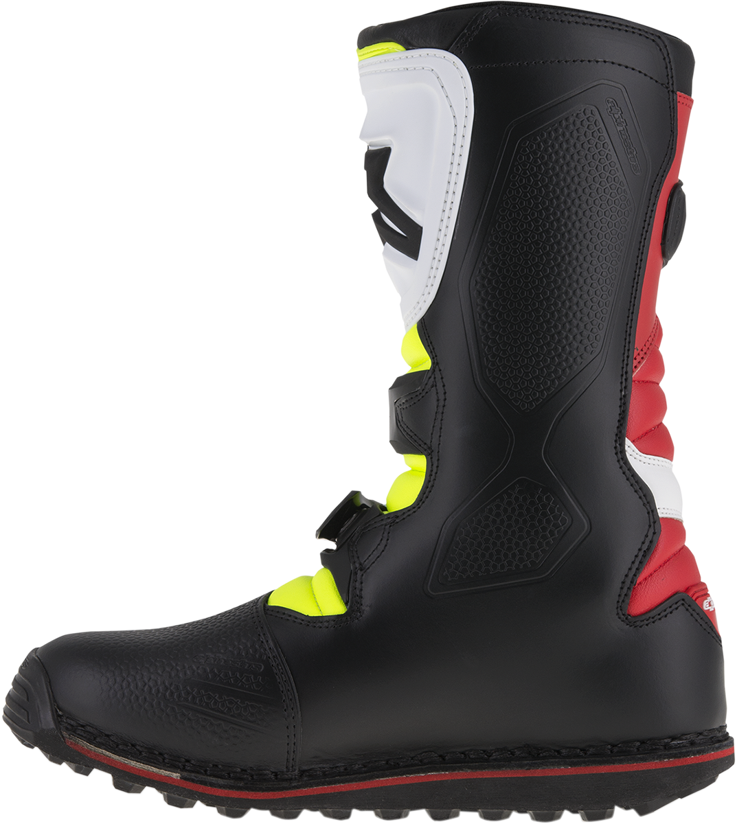 ALPINESTARS Tech-T Boots - White/Red/Yellow Fluorescent/Black - US 9 / EU 43 2004017-2351-9