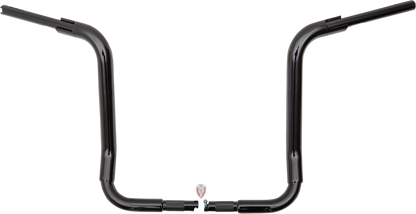 FAT BAGGERS INC. 1-1/2" EZ Install Rounded Top Handlebar - 16" - Black 803016-B