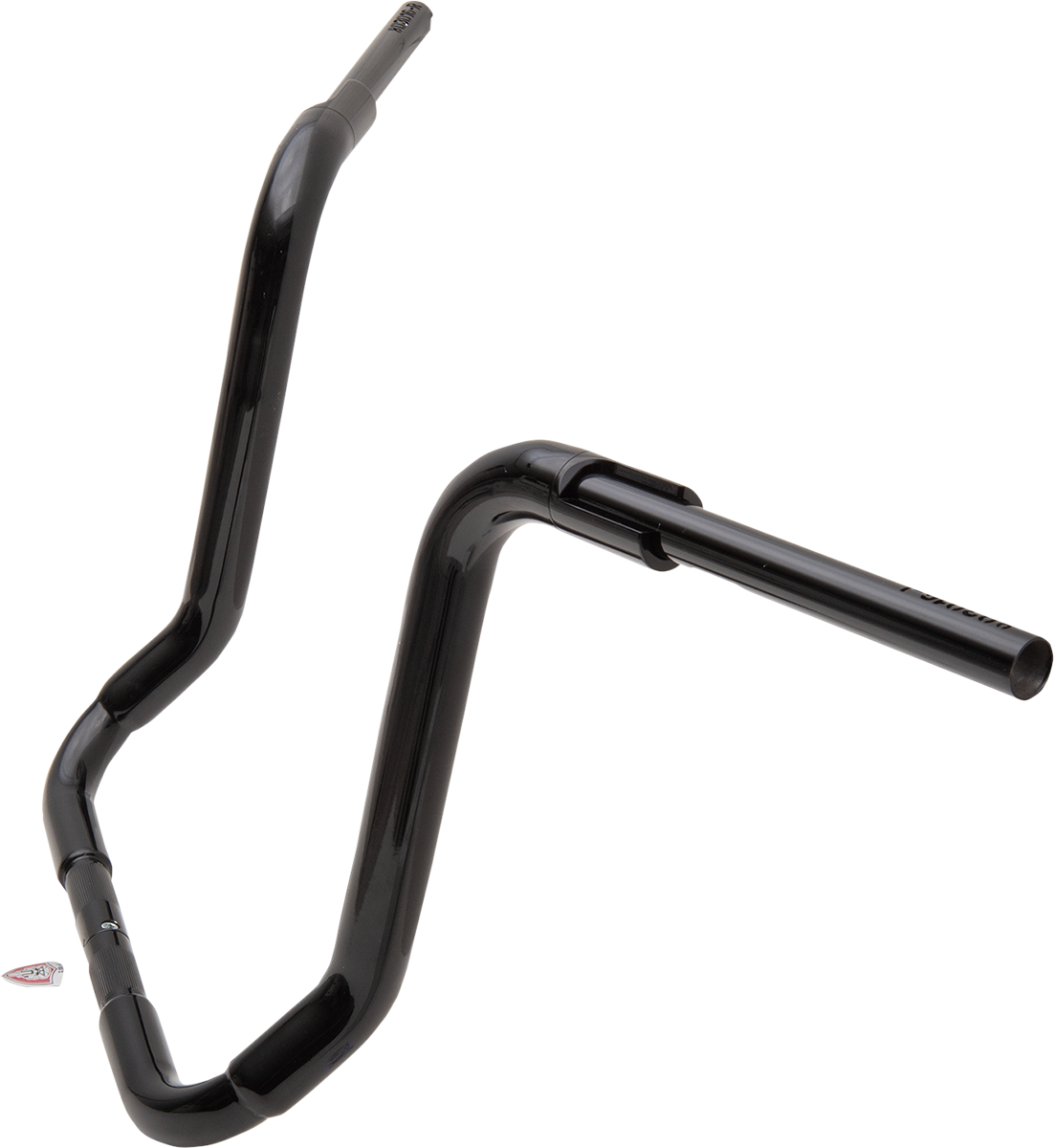 FAT BAGGERS INC. 1-1/2" EZ Install Rounded Top Handlebar - 16" - Black 803016-B