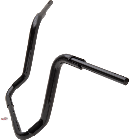 FAT BAGGERS INC. 1-1/2" EZ Install Rounded Top Handlebar - 16" - Black 803016-B