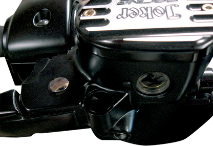 JOKER MACHINE Hole Plug - Mirror - Handlebar End - Flush-Mounted - Black - Each 03-022B
