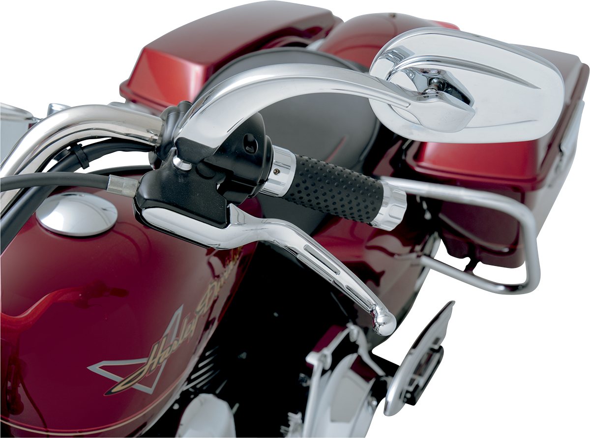 RWD V-TWIN Mirror - Contour - Side View - Oval - Chrome - Left - Each RWD-50046CL