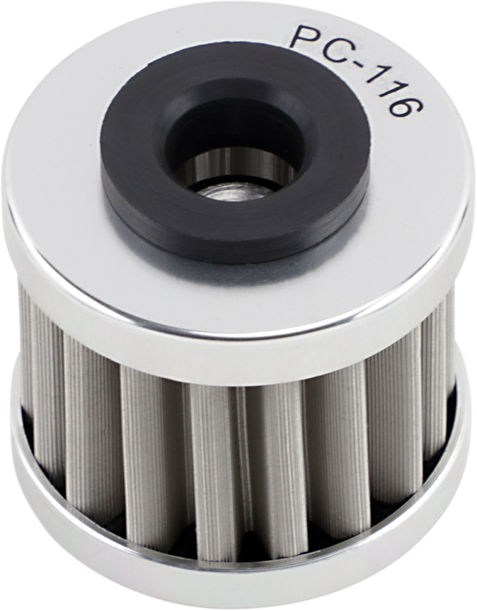 PC RACING Flo® Stainless Steel Oil Filter - Honda/Husqvarna/Polaris PC116