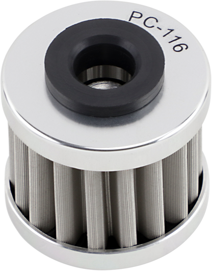 PC RACING Flo® Stainless Steel Oil Filter - Honda/Husqvarna/Polaris PC116